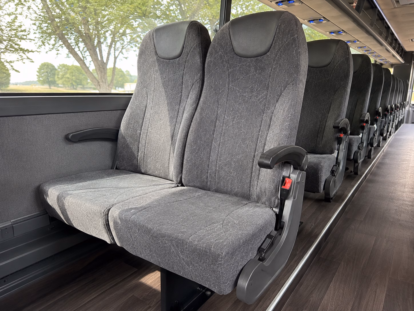 west palm beach charter bus services interior